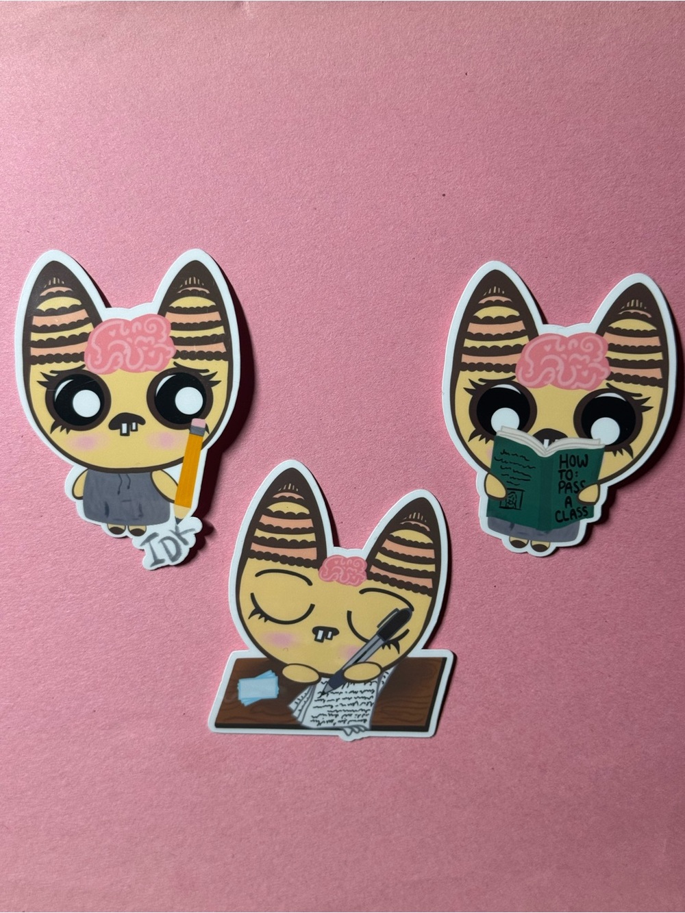 Waterproof Sticker Set - School